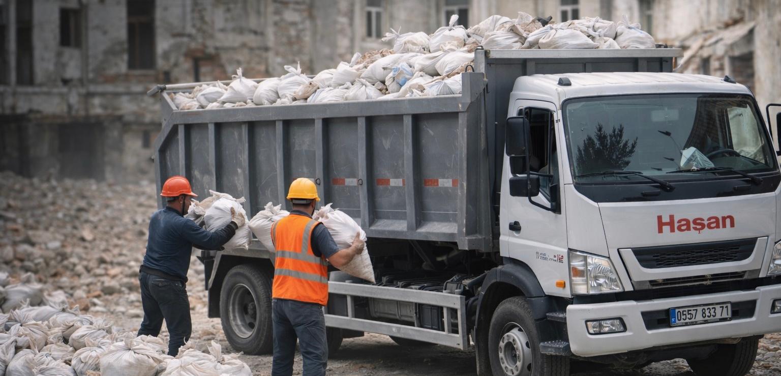 Şirin Harfiyat moloz ve taşıma çalışması